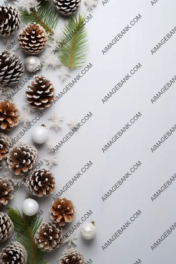 New Year&#8217;s Theme on a White Realistic Background