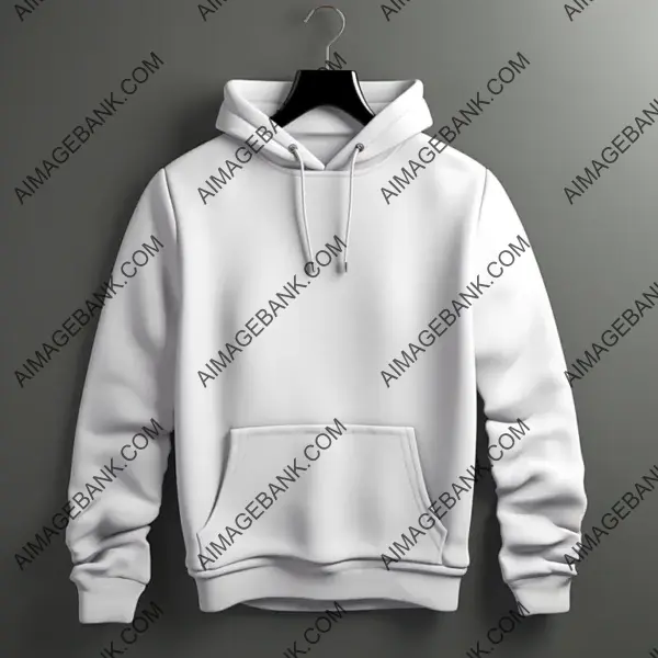 White Hoodie Presentation Mockup