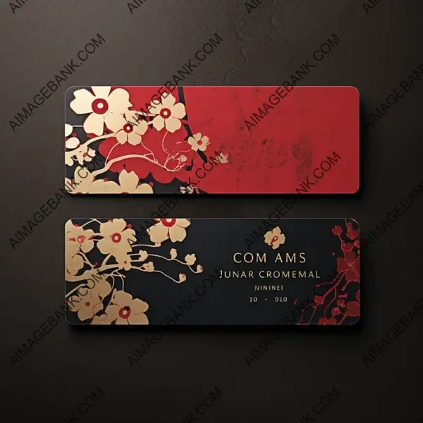 Captivate Your Audience with Japanese Cabaret Club Business Cards