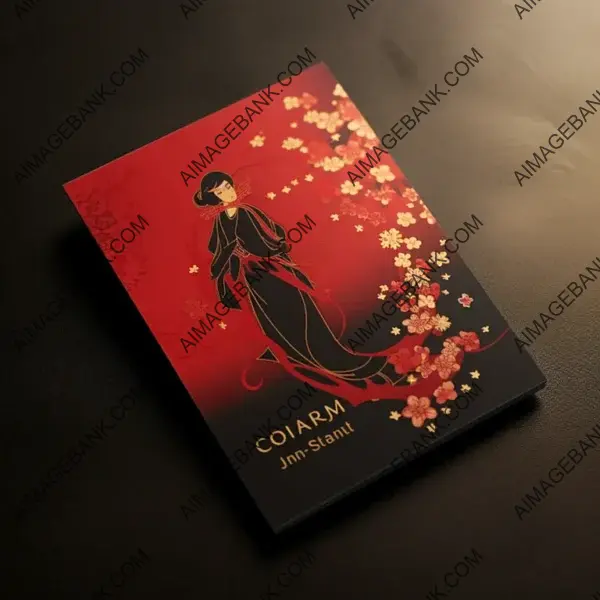 Elegant Japanese Cabaret Club Business Card Design