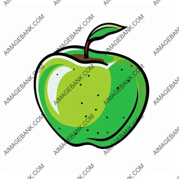 Crisp Apple &#8211; 2D Artwork