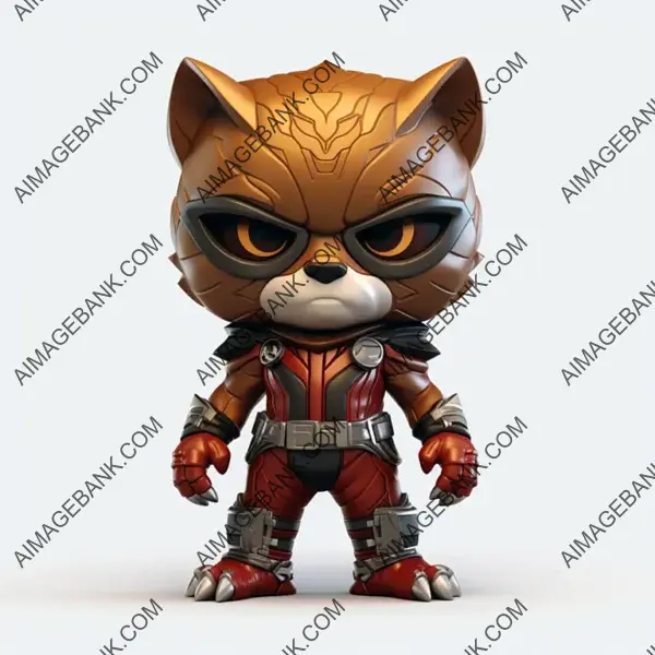 Jaguar Superhero &#8211; Marvel Chibi Character