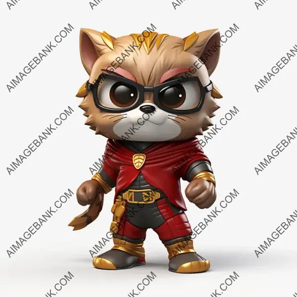 Marvel Cape Jaguar &#8211; Chibi Illustration