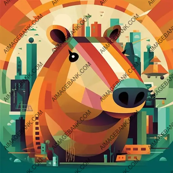 Abstract Capybara &#8211; Constructivist Design