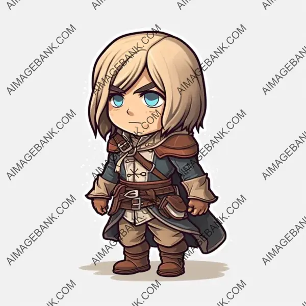 Assassin&#8217;s Creed Character Edward Kenway &#8211; Small Full-Body Art