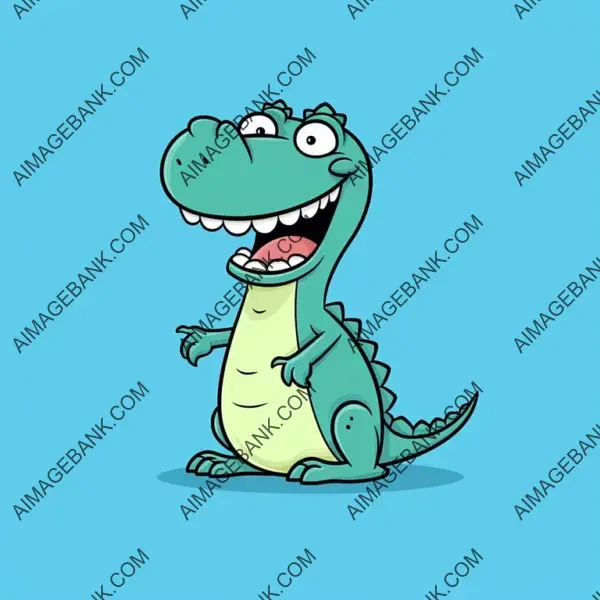 Funny Crocodile Line Icon &#8211; Simple and Stylish