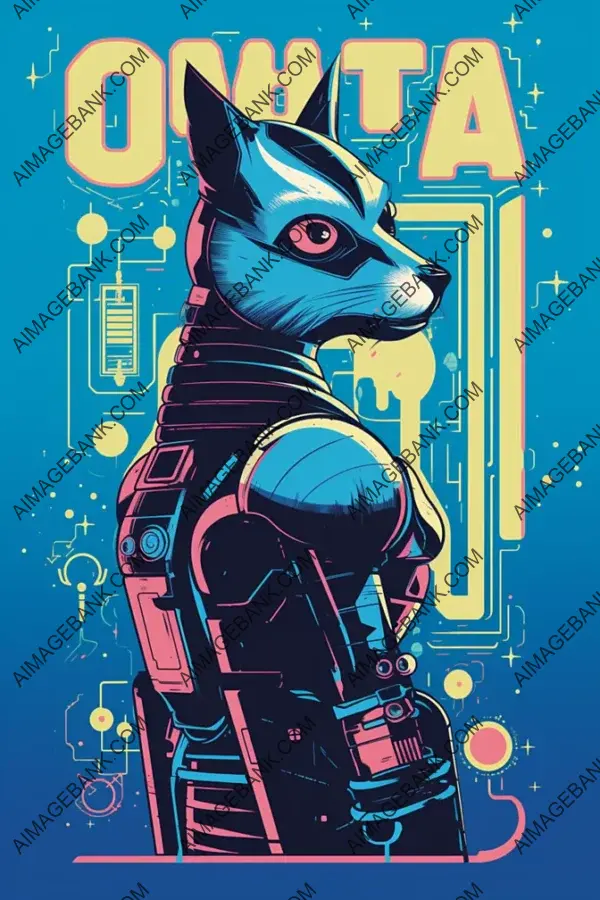 Adventure of QA0 Robot Lost in Space &#8211; Cyberpunk Skunk