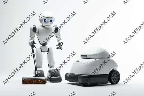 Robot Vacuum Cleaner Efficiently Handling Household Chores