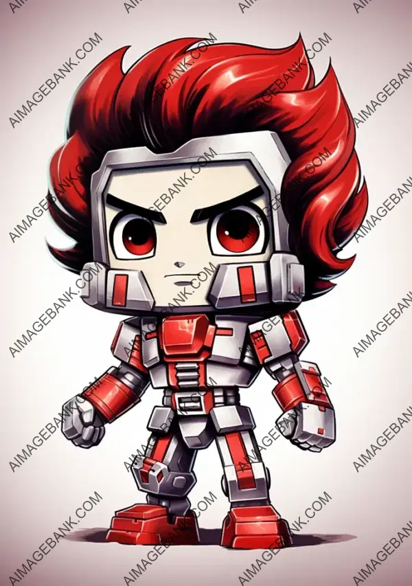 Japanese Chin Dog as Transformers in Chibi Style &#8211; Roberto De Reno