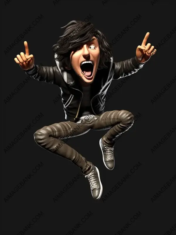 3D Caricature: Oliver Sykes Performing