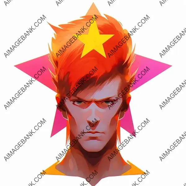 David Bowie as Aladdin Sane: Capcom Street Fighter Style