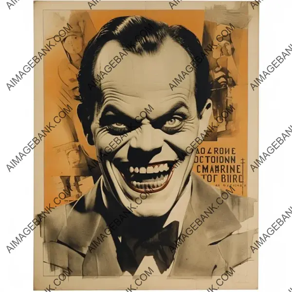 Jack Nicholson as Joker: Silent Film Era Style