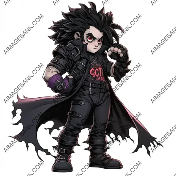 Robert Smith as Goth: A Striking Capcom Street Fighter Art