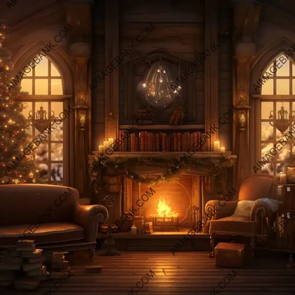 Holiday Comfort: A Warm and Cozy Christmas Room Fantasy