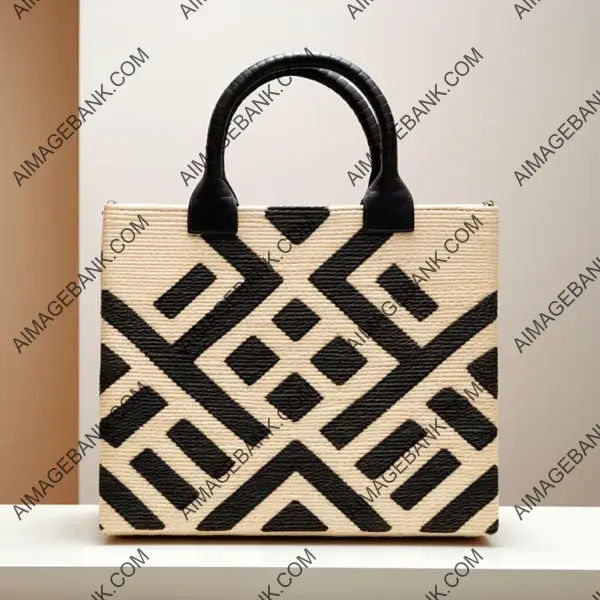 Embracing Geometric Versatility with Rectangular Handbag