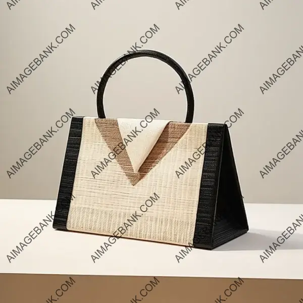 Embracing Geometrical Charm with Rectangular Handbag