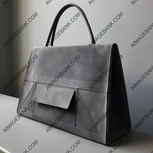 Embracing Geometric Excellence with Iconic Rigid Oversize Handbag