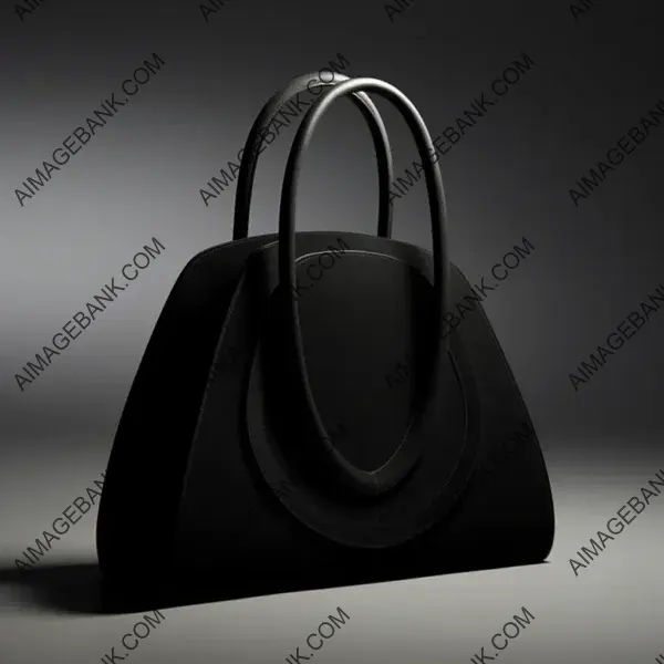 Achieving Modern Elegance: Black Suede Duty-Free Leather Tote