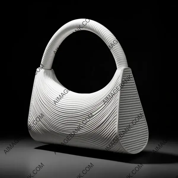 Geometric Elegance: Horizontal-Based Striking Handbag