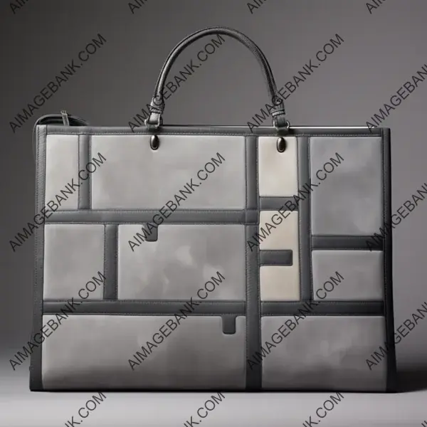 Elevate Your Style: Oversize Gray Rectangular Handbag