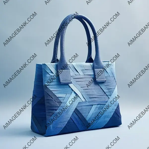 Raffia Chic: Very Geometric Rectangular Handbag