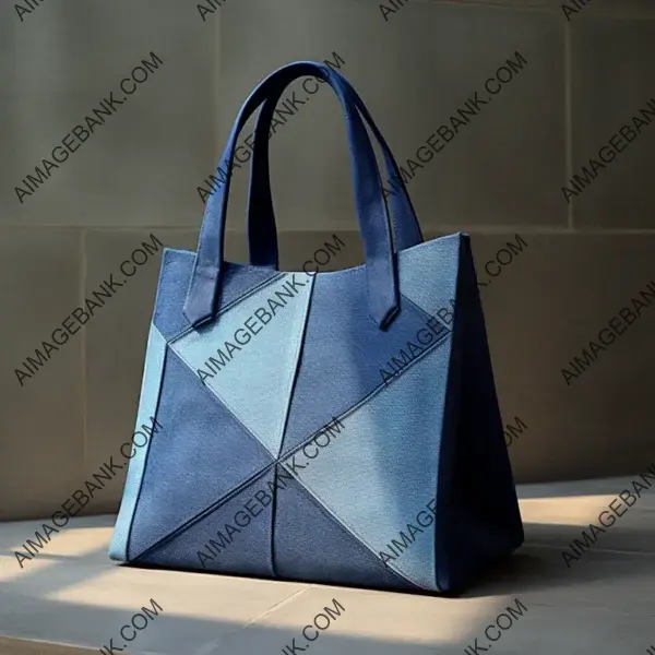 Sisal Elegance: Rectangular Very Geometric Handbag