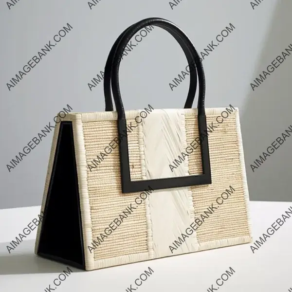 Spectacular Geometric Elegance: Rectangular Handbag