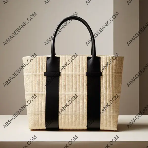 Spectacular Rectangular Handbag: Geometric Beauty