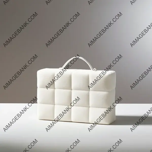 Elevate Your Style: White Suede Rectangular Clutch