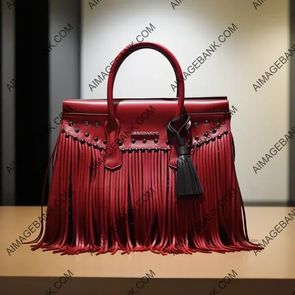 Embrace Unique Style with a Handbag Adorned with Thin Black Fringes