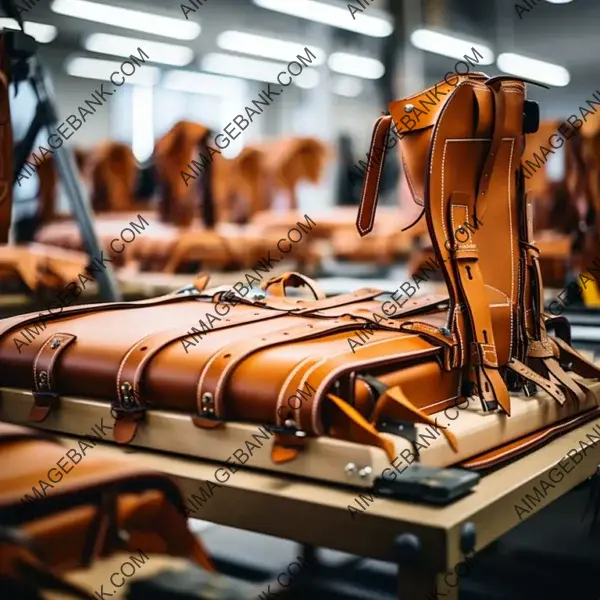 Make a Statement with a Handbag Featuring Vertical Strings in Blue Leather