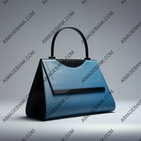 Make a Statement with a Handbag That Showcases Black Leather Frame and Curved Design