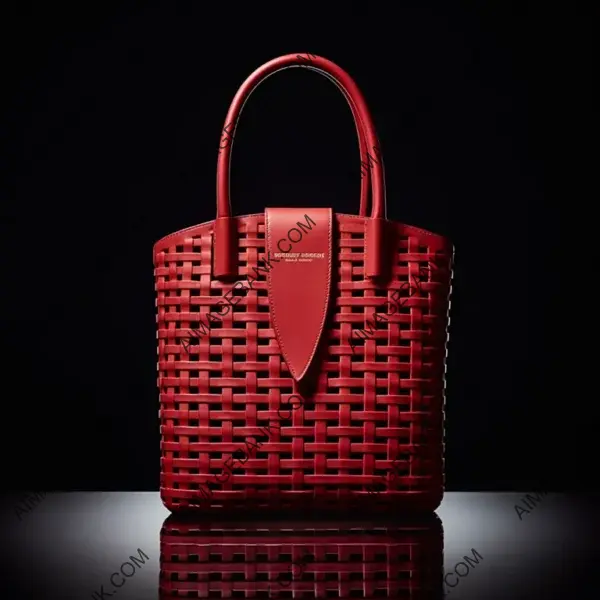 Unveil Elegance with a Sleek Rectangular Basket Bag