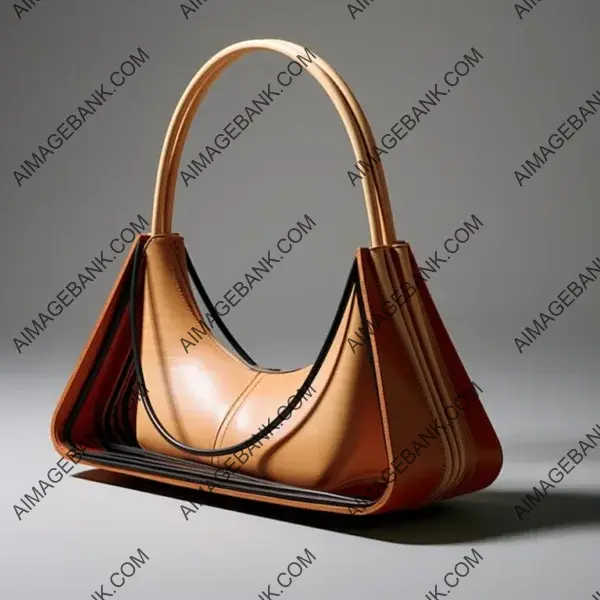 Simple geometric design: Rectangular handbag