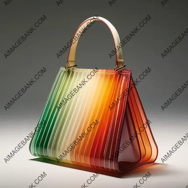 Cruz Diez influence: Great kinetic artist handbag