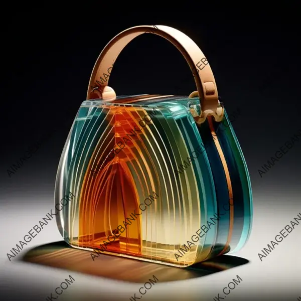 Cruz Diez-inspired handbag: Iconic creation