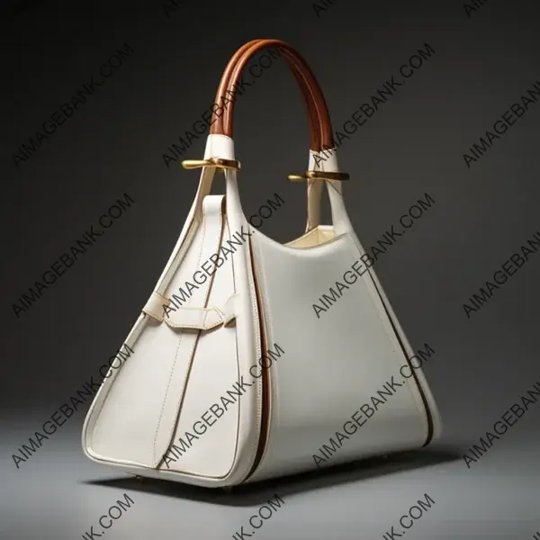 Versatile long handbag: White beauty