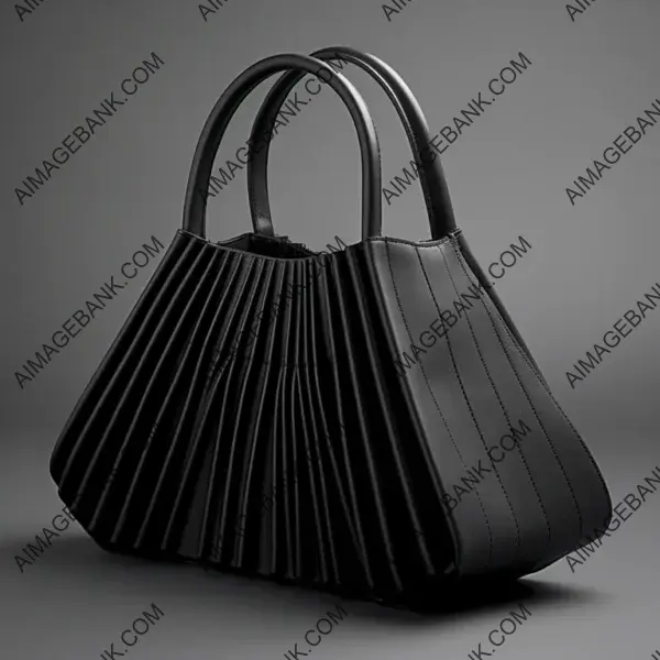 Timeless black leather: Iconic handbag style