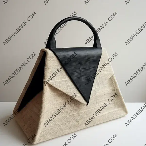 Gray Sisal &#8216;Absolue Minimalism&#8217; Bag