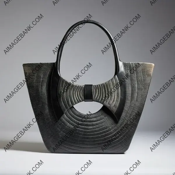 Unique Grey Suede Handbag &#8211; Carl Andre Design