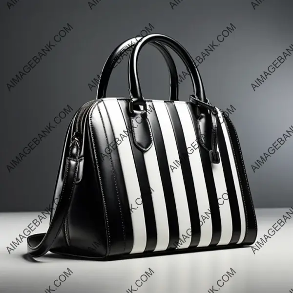 Elevate Your Style with Leather Stripes on a Bag