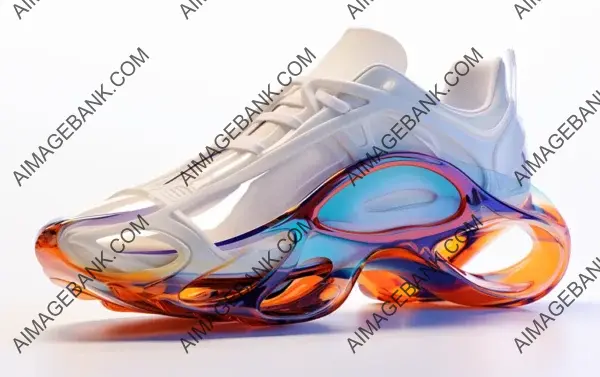 Elevate Your Look with Translucent Panel Futuristic Sneakers