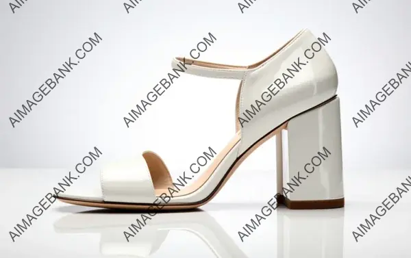 Sculpted Heels in Trendy Square-Toe Sandals