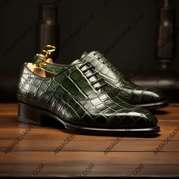 Elevate Your Style with Light Mont Grayish Green Crocodile Leather