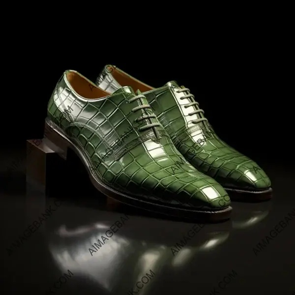 Luxury in Grayish Green: Light Mont Crocodile Leather