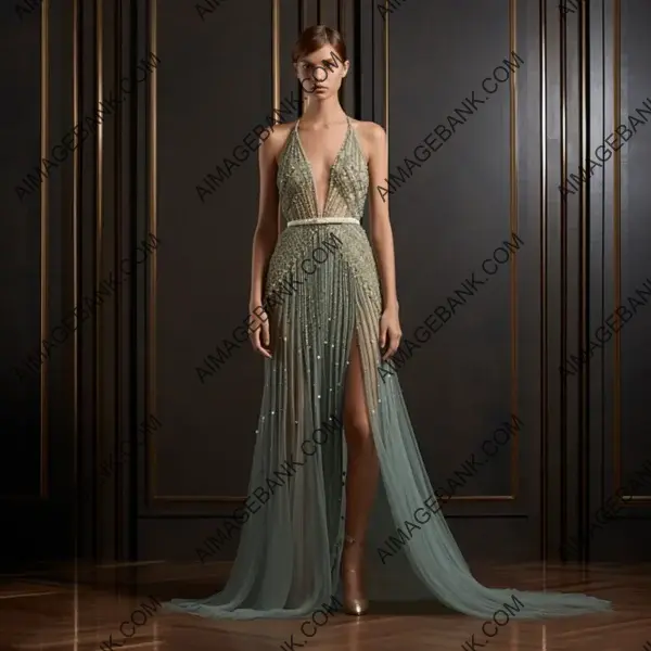 Evening Dress Pinnacle: Spring Representation