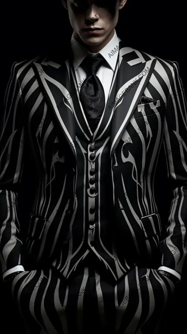 Confidently Stylish in an Amazing Pinstripe Suit Design