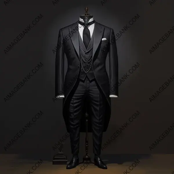 Elegant Choice: Classic Black Suit for Formal Occasions