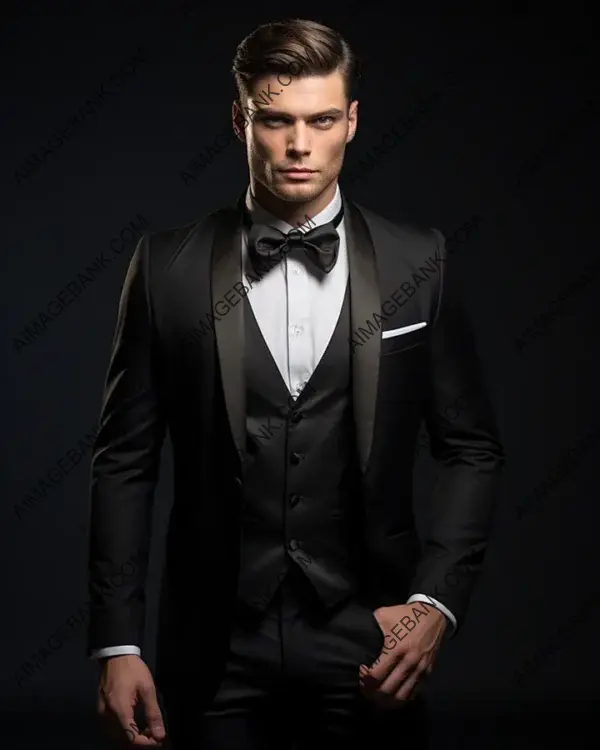 Elegant Black Tuxedo Suit: Daniel&#8217;s Choice