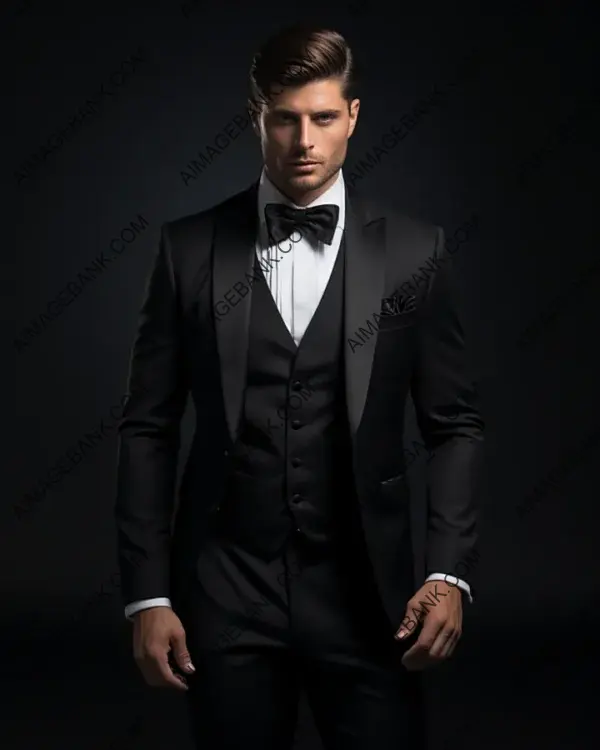 Stylish Black Tuxedo Suit: Daniel&#8217;s Signature Look